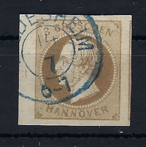 P) Hannover Mi 19 a Randstcük mit RZ 3, Luxus Qualität, + 50%