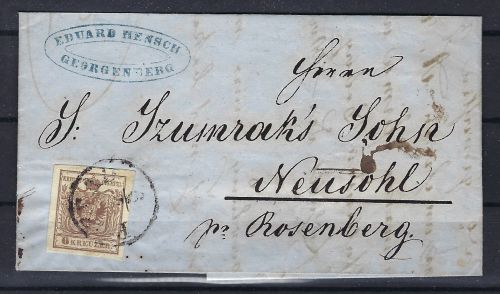P) Österreich Mi 4y EF Georgenberg n. Neusohl (heute Banská Bystrica)