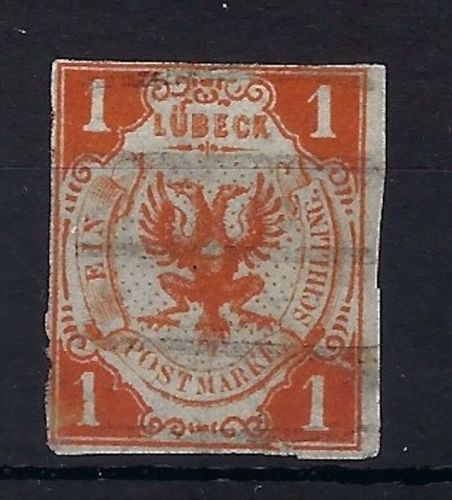 Lübeck Mi 2 ° gepr. Brettl BPP, ME 2.500€, repariert