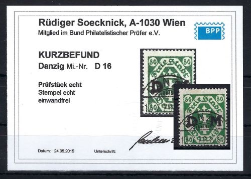 Danzig Dienst Mi 16 ° mit KB Soecknick BPP, ME 300€, einwandfrei