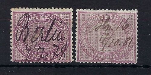 DR Mi 37 a / b je gestempelt und. gepr. Jäschke / Wiegand BPP, ME 100€