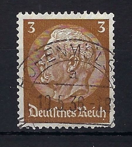 DR Mi 513 Y ° (HK Spitze nach rechts) gepr. Schlegel BPP, ME 1.500€
