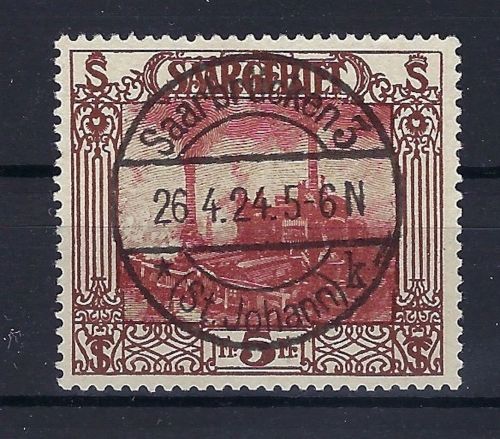 C) Saargebiet Mi 97 ° gepr. Geigle BPP, Luxus Qualität