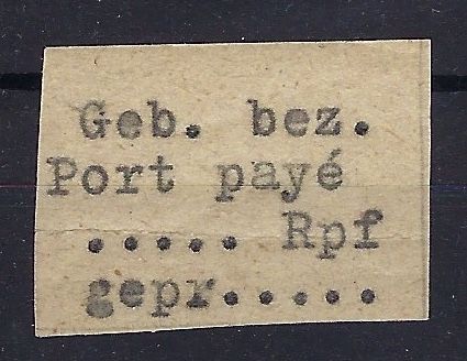 C) Lokalausgaben 1945-50 Titisee Mi 3 **, ME 650€, Mängel