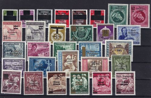 C) Lokalausgaben 1945-50 Strausberg Mi 1-30 **, ME 500€