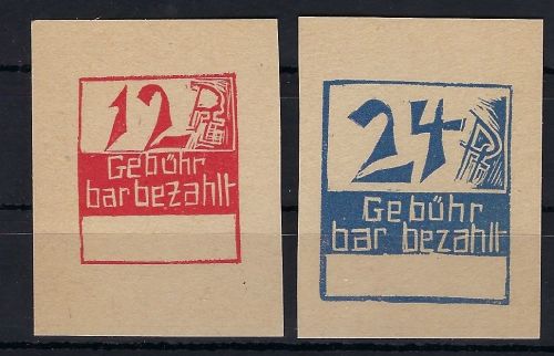 C) Lokalausgaben 1945-50 Frankenau Mi I-II (*) wie ausgegeben