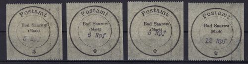 C) Lokalausgaben 1945-50 Bad Saarow Mi 3-6 ** ME 360€