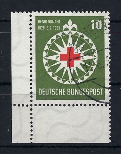 P) Bund Mi 164 ° Eckrand UL