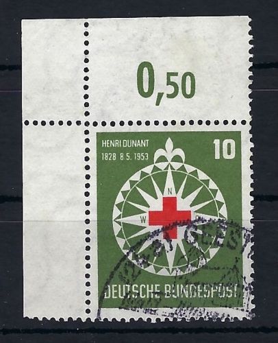 P) Bund Mi 164 ° Eckrand OL