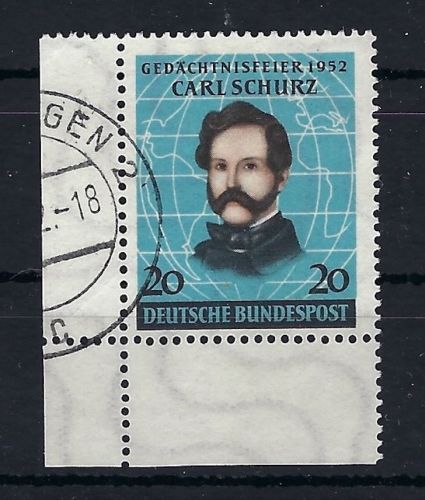 P) Bund Mi 155 ° Eckrand UL
