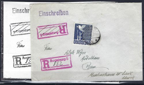 C) Kontrollrat II, Vor-FDC mit Mi 962, mit Befund Schlegel BPP