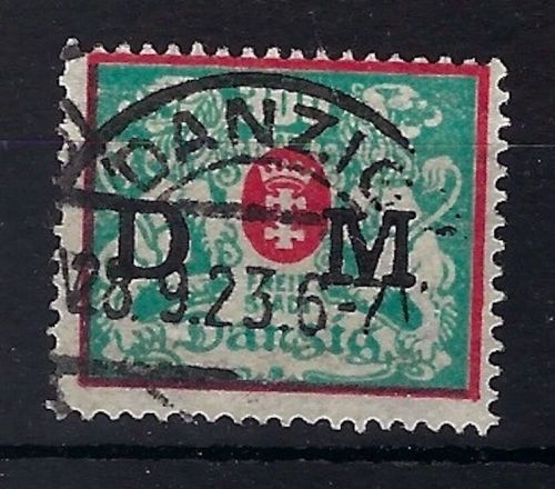 Danzig Mi 35 Y °, ME 500€, gepr. Soecknik BPP / Ifla Berlin