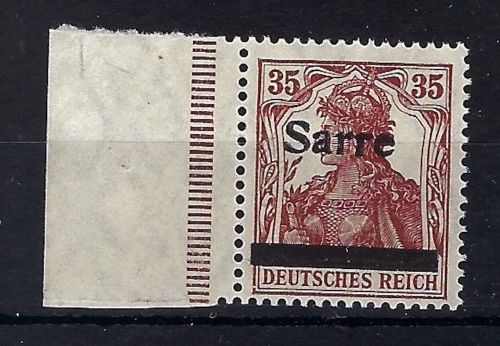 Saargebiet Mi 11 III **, ME 40, gepr. Braun BPP