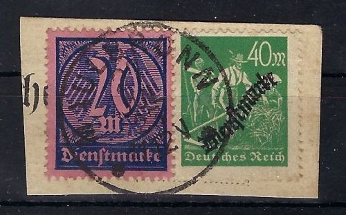 DR Dienst Mi 77 b ° Briefstück, ME 110€, gepr. Oechsner BPP / Infla Berlin