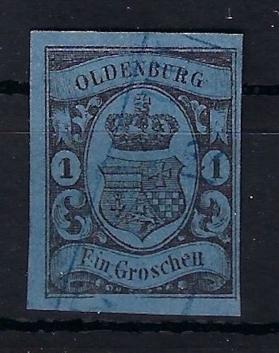 Oldenburg Mi 6 °, ME 60€, vollrandig
