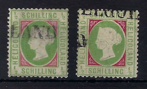 Helgoland Mi 6 X e+ Y g je gest. und gep. Schulz BPP, ME 600€, Mängel