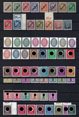 DR Dienst Mi 99-177 ** komplett, Weimar bis 3. Reich, ME 680€