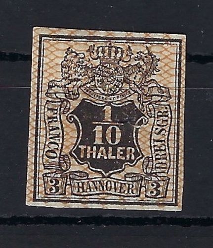 C) Hannover Mi 12 * vollrandig, ME 800€