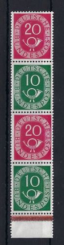 Bund Posthorn Zusammendruck S 10 UR **, ME 70€