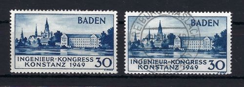 Fr. Zone Baden Mi 46 I ** + °, ME 111€