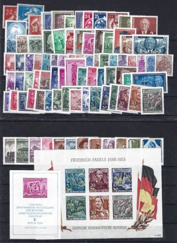 DDR postfrisch Zusammenstellung ca. 1950-1955