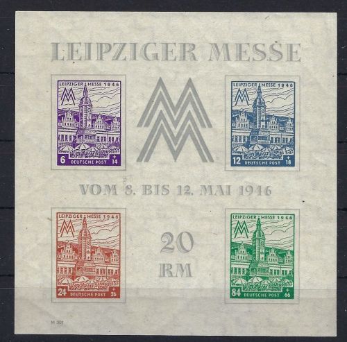 West Sachsen Block 5 ya **, ME 250€