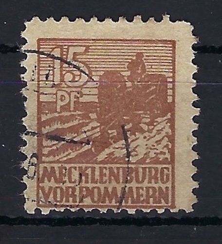 Meckl. Vorpommern, Mi 37 yd °, ME 300€, gepr. Zierer BPP