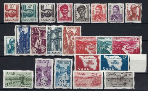 Saarland Jahrgang 1948 **, ME 159€, oft gepr. ney BPP