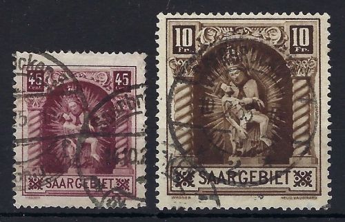Saargebiet Mi 102-103 ° gepr. Ney VP