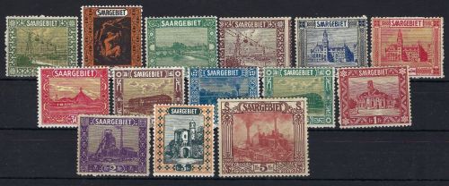 Saargebiet Mi 84-97 * , ME 110€, teils gepr. Ney VP