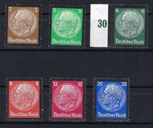 DR Mi 548-553 **, ME 150€
