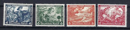 DR Mi 500 B **, 502-504 B **, jede Marke gepr. Schlegel BPP