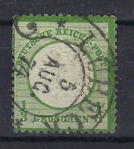 DR Mi 17 °, ME 180€, mit Hufeisenstempel Lübeck
