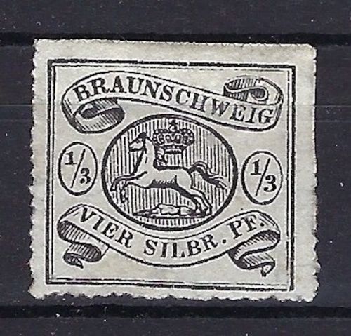 Braunschweig Mi 13 A * mit Falzrest, ME 650€