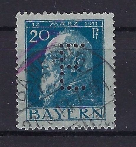 Bayern Mi 9 b I ° ungeprüft, Stempel falsch, für echt 2.500€