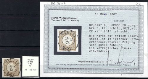 DR Mi 6 Luxus ∆ mit idealem K2 Tilsit, Befund Sommer BPP