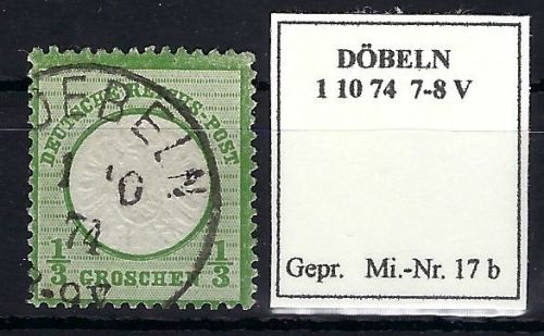 DR Mi 17b °, ME 180€, einwandfrei gepr. Krug BPP