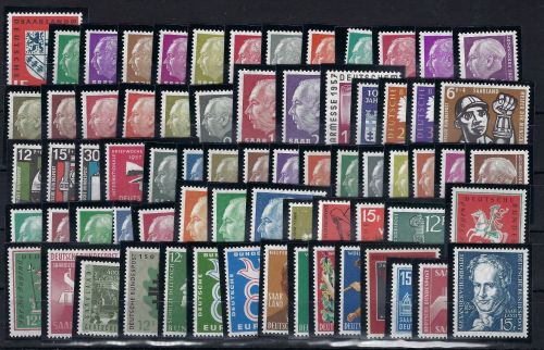 Saarland OPD Saarbrücken, Jahrgänge 1957-1959 ** komplett, ME ca. 180€
