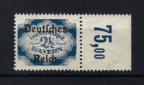 DR Dienst Mi 49 PRR 1.2 ** (Ziffer im Rand 7 + 4 mm)