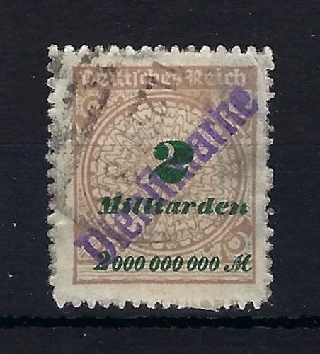DR Dienst Mecklenburg-Notausgaben, Mi 37 B°, gp. Oechsner/Infla Berlin