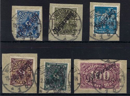 DR Dienst Regierung Wiesbaden, Mi 7IIa, 8IIa, 10IIa, 14IIa,0 18IIa, 19IIIa je auf ∆