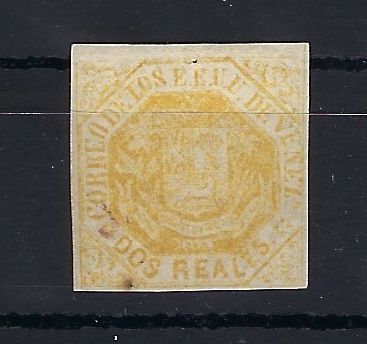 P) Venezuela Mi 17 * mit Erstfalz, ME 200€
