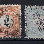 C) Württemberg Mi 53-54 °, 54 signiert, ME 250€