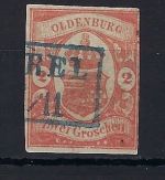 C) Oldenburg Mi 13 ° geprüft Brettl, ME 550€