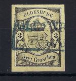 C) Oldenburg Mi 8 ° vollrandig, gepr. Engel BPP, ME 750€
