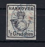 C) Hannover Mi 17 y ° vollrandig, signiert Bühler, ME 250€