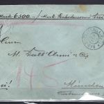 C) Bayern Mi 53xa Wertbrief MiF Bad Reichenhall n. München, ME 500€