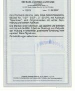 C) DR Dienst Mi 1 SP - 8 SP (Specimen) **, Jäschke-L. BPP, ME 1.040€