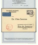 C) DR Mi 439 X m. rotem Sonderbestätigungsstempel, FA BPP, ME 500€