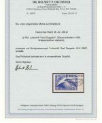 C) DR Mi 438 X ° Briefstück einwandfrei, FA Oechsner BPP, ME 500€